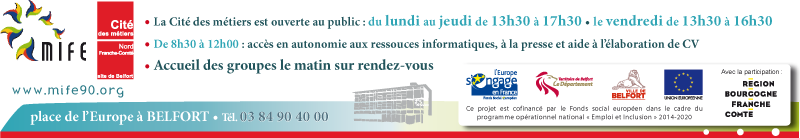 coordonnées MIFE-Cité des métiers