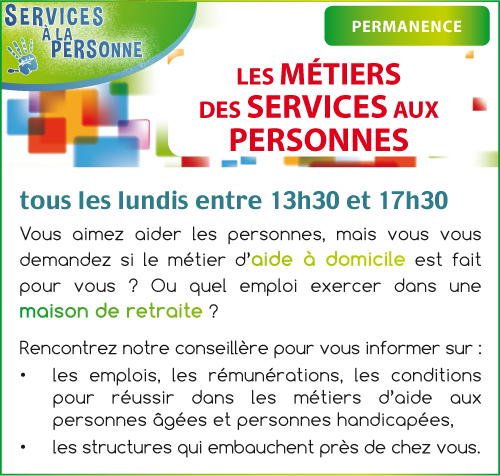 Les métiers des services aux personnes - permanence