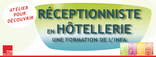 réceptionniste en hôtellerie avec l'INFA