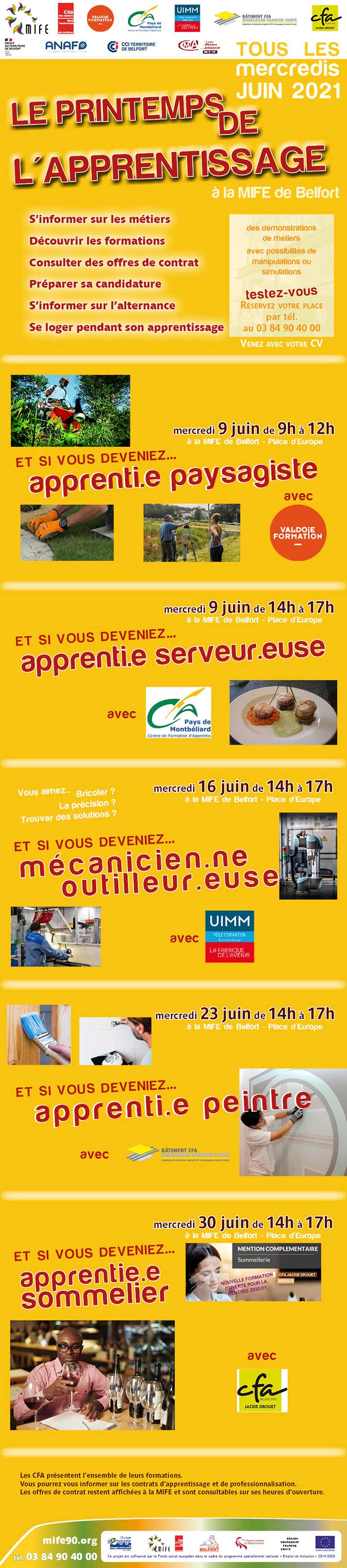 Le printemps de l'apprentissage 2021